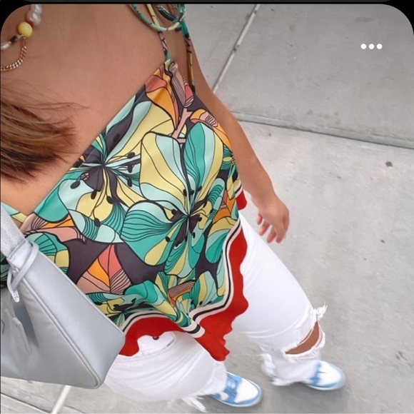 Zara Tops - Zara Floral Multicolor Women's Top